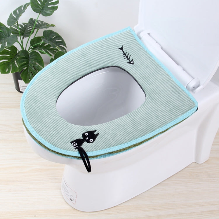 ล้างทำความสะอาดได้ ห้องน้ำ ฝาครอบที่นั่งชักโครกอุ่นเบาะนุ่ม Pad Closestool ฝาปิด Mat ผลิตภัณฑ์เครื่องใช้ในครัวเรือน