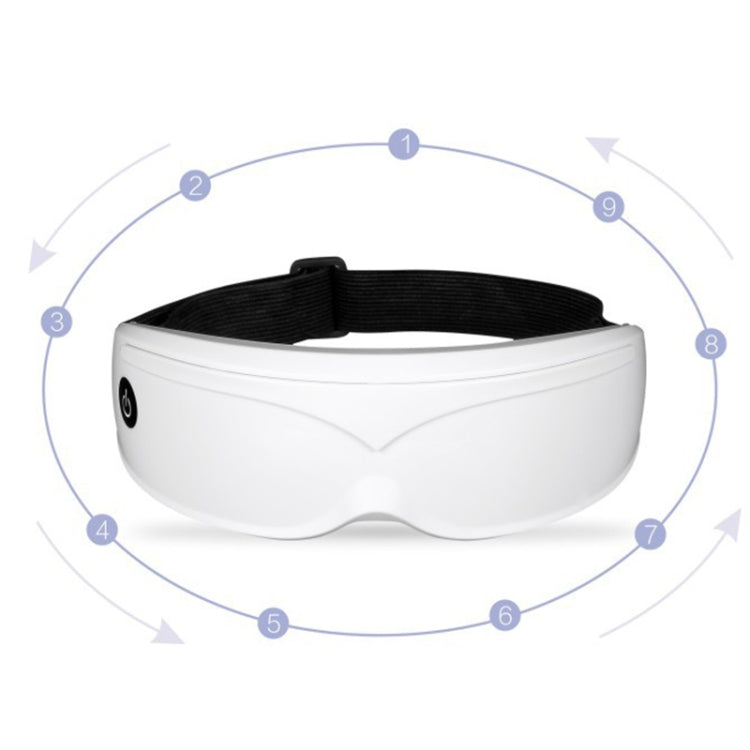 Magnetic Eye สุขภาพการออกกำลังกาย Eye Massage Instrument ชาร์จพยาบาลสายตาสั้น Eye Protector, White