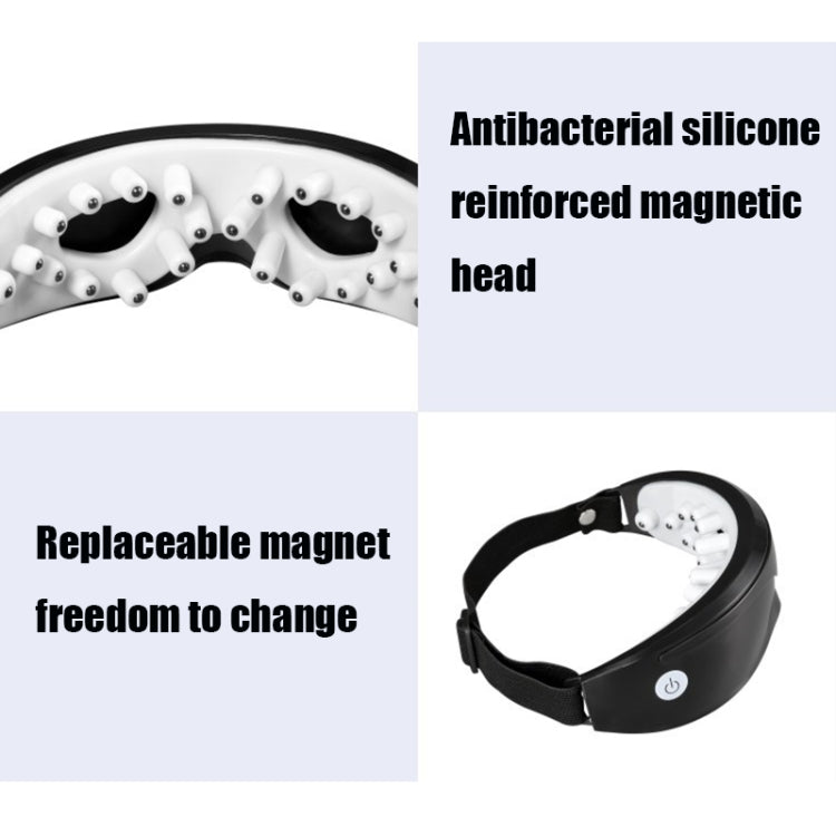 Magnetic Eye สุขภาพการออกกำลังกาย Eye Massage Instrument ชาร์จพยาบาลสายตาสั้น Eye Protector, White