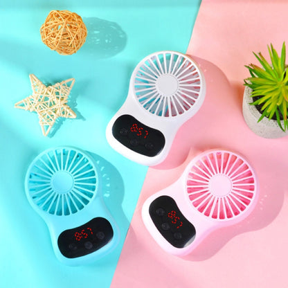 นาฬิกามัลติฟังก์ชั่นพัดลมขนาดเล็ก Creative Desktop Mini USB Fan