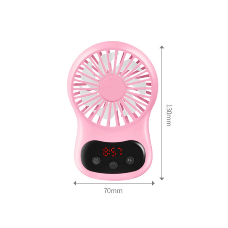 นาฬิกามัลติฟังก์ชั่นพัดลมขนาดเล็ก Creative Desktop Mini USB Fan
