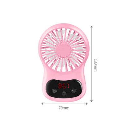 นาฬิกามัลติฟังก์ชั่นพัดลมขนาดเล็ก Creative Desktop Mini USB Fan