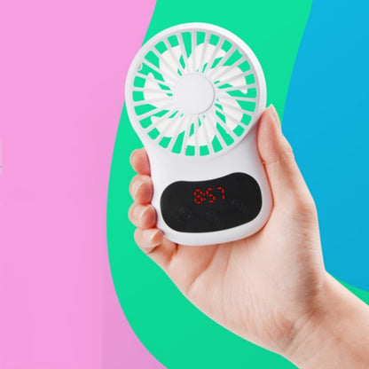 นาฬิกามัลติฟังก์ชั่นพัดลมขนาดเล็ก Creative Desktop Mini USB Fan