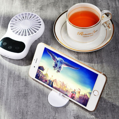 นาฬิกามัลติฟังก์ชั่นพัดลมขนาดเล็ก Creative Desktop Mini USB Fan