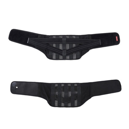 WOOTSHU WT-Y81 Breathable Lumbar Spine แผ่นเหล็ก Lumbar Disc เอวการบีบอัดคู่ความเครียดเอว Protector, XL