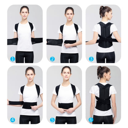 เข็มขัดแก้ไข Kyphosis เข็มขัดแก้ไขกระดูกสันหลังกลับแก้ไขเสื้อผ้า, XS, S, M, L, XL, XXL