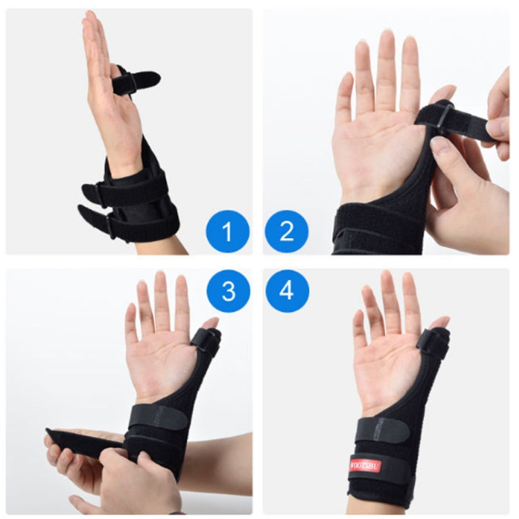 WOOTSHU WT-Y881 Tenosynovitis สายรัดข้อมือ Thumb Sprain Fracture FIXED Protector, Wrist