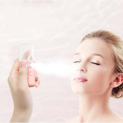Facial Hydration Instrument Air Humidifier USB Beauty สเปรย์เย็นเครื่องมืออัตโนมัติแอลกอฮอล์ฆ่าเชื้อ Sprayer