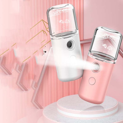 Facial Hydration Instrument Air Humidifier USB Beauty สเปรย์เย็นเครื่องมืออัตโนมัติแอลกอฮอล์ฆ่าเชื้อ Sprayer