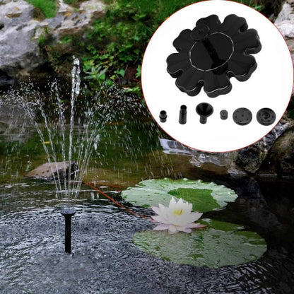 พลังงานแสงอาทิตย์กลีบน้ำพุลอยน้ำพุตกแต่งสวน, Solar Petal Fountain