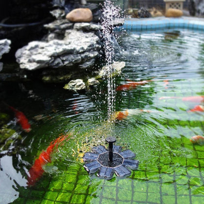 พลังงานแสงอาทิตย์กลีบน้ำพุลอยน้ำพุตกแต่งสวน, Solar Petal Fountain