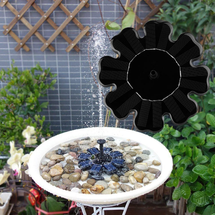 พลังงานแสงอาทิตย์กลีบน้ำพุลอยน้ำพุตกแต่งสวน, Solar Petal Fountain