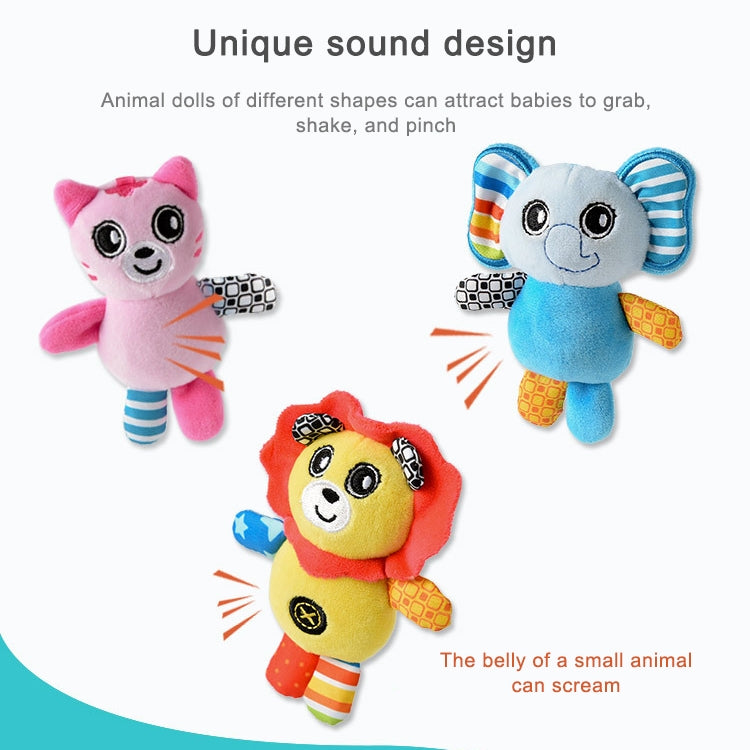 รถเข็นเด็กทารกการ์ตูนสัตว์จี้ Cradle เครื่องประดับแขวน Rattle