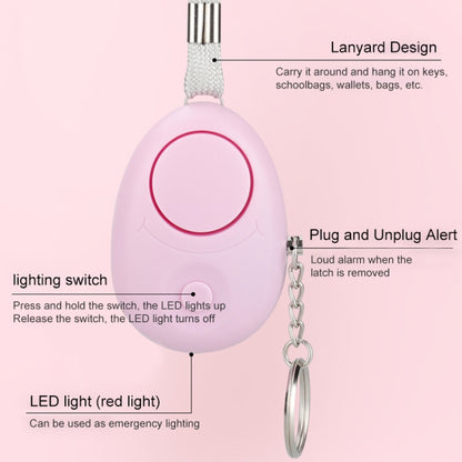 120dB Key Anti-lost Alarm Anti-wolf Alarm พร้อมไฟ LED