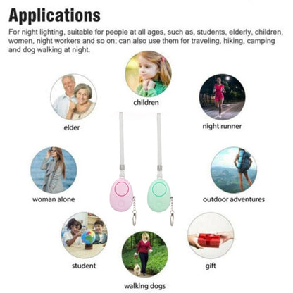 120dB Key Anti-lost Alarm Anti-wolf Alarm พร้อมไฟ LED