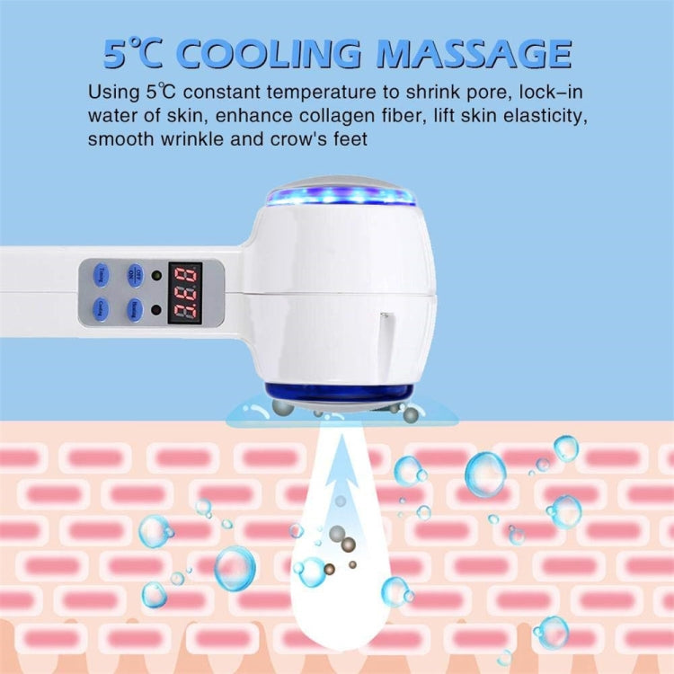 Face Care อุปกรณ์ค้อนร้อนเย็น Cryotherapy Blue Photon สิวผิวความงามนวด Lifting Rejuvenation Facial Machine