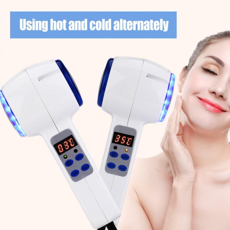Face Care อุปกรณ์ค้อนร้อนเย็น Cryotherapy Blue Photon สิวผิวความงามนวด Lifting Rejuvenation Facial Machine