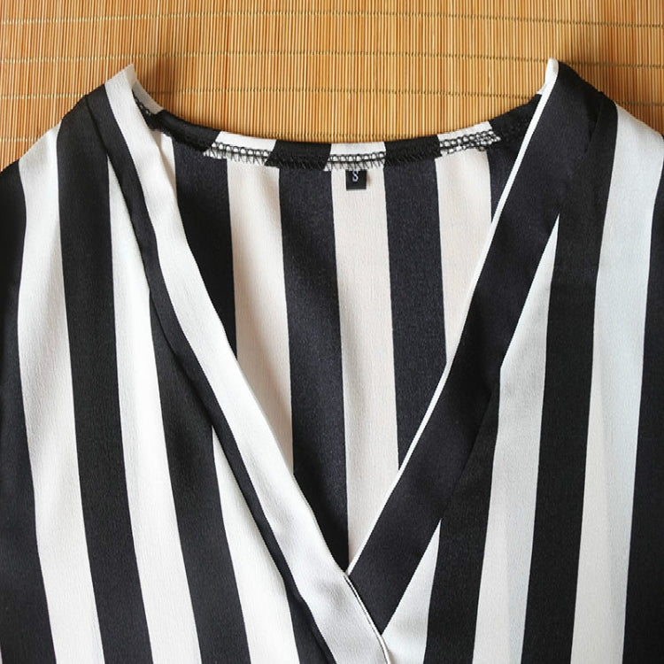 ผู้หญิงลายเสื้อแขนยาวคอวีเสื้อลำลองท็อปส์ซูเสื้อ, S, M, L, XL, XXL, XXXL