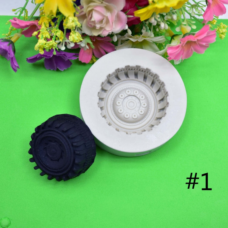 2 ชิ้น DIY ยางรูปร่างหัตถกรรมน้ำตาลเค้กซิลิโคนแม่พิมพ์ F Ondant อบตกแต่งเครื่องมือการจัดส่งสีสุ่ม, Size 1, Size 2, Size 3, Size 4