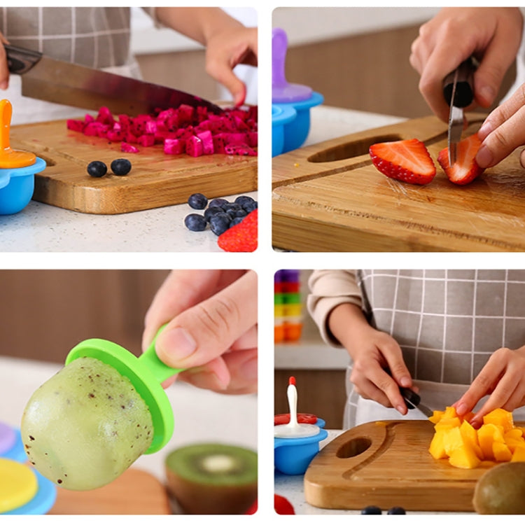ซิลิโคนมินิ ICE Pops Mould Ice Cream Ball Lolly Maker Popsicle Moulds เด็ก DIY อาหารเสริมเครื่องมือ