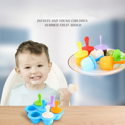ซิลิโคนมินิ ICE Pops Mould Ice Cream Ball Lolly Maker Popsicle Moulds เด็ก DIY อาหารเสริมเครื่องมือ