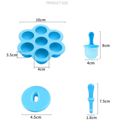 ซิลิโคนมินิ ICE Pops Mould Ice Cream Ball Lolly Maker Popsicle Moulds เด็ก DIY อาหารเสริมเครื่องมือ
