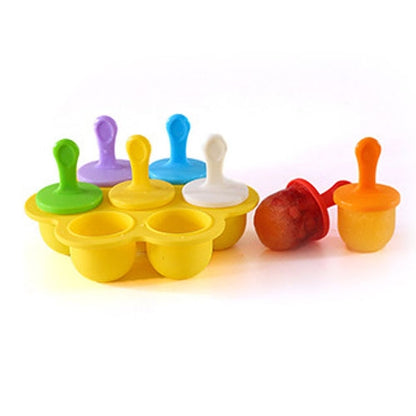 ซิลิโคนมินิ ICE Pops Mould Ice Cream Ball Lolly Maker Popsicle Moulds เด็ก DIY อาหารเสริมเครื่องมือ