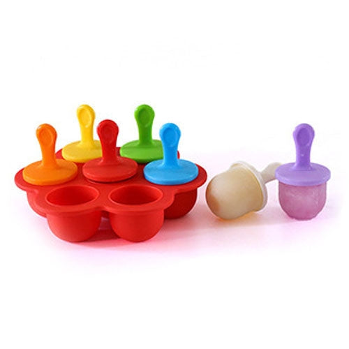 ซิลิโคนมินิ ICE Pops Mould Ice Cream Ball Lolly Maker Popsicle Moulds เด็ก DIY อาหารเสริมเครื่องมือ