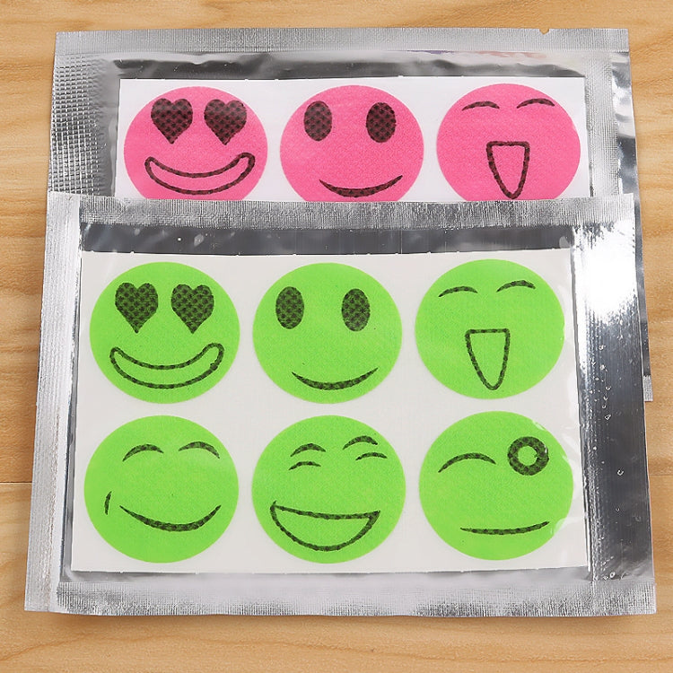10 ชิ้นสติ๊กเกอร์กันยุง DIY สติ๊กเกอร์กันยุงแพทช์การ์ตูนยิ้มใบหน้าไดรฟ์ Repeller (การจัดส่งแบบสุ่มสี), Mosquito Repellent Stickers