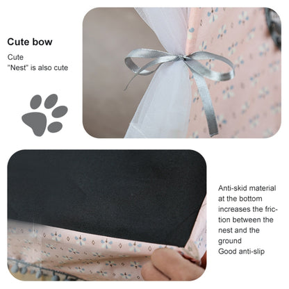 Four Seasons Universal Cat Small Dog Tent รังสัตว์เลี้ยงที่ถอดออกได้และล้างทำความสะอาดได้, M