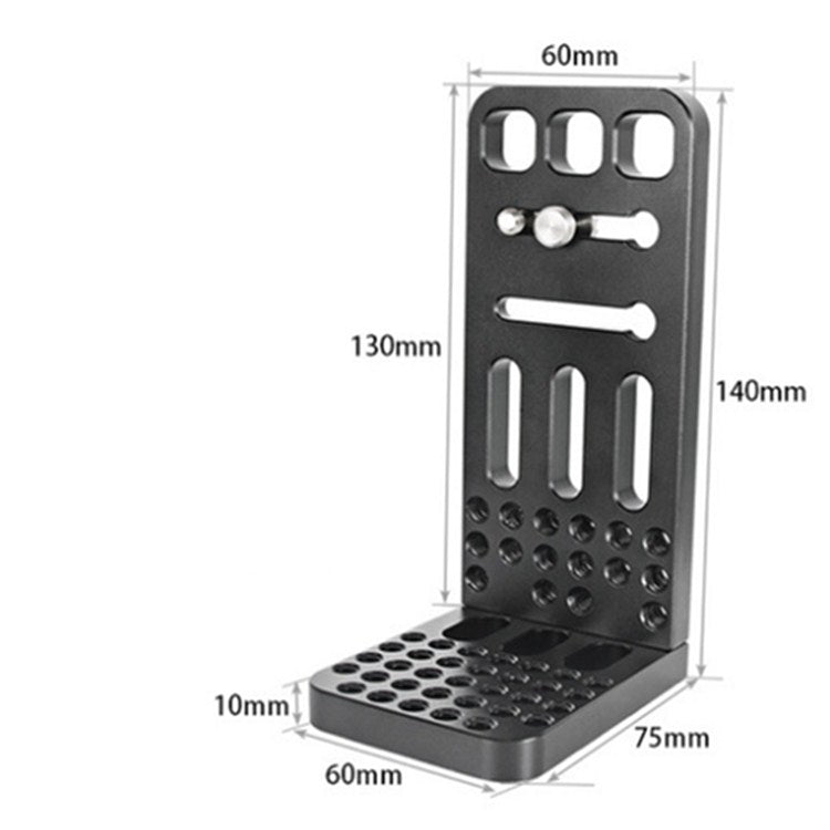 BENXIN L130A Universal แนวตั้ง Clapper เหมาะสำหรับ SLR Stabilizer Quick-แผ่นติดตั้งขาตั้งกล้องหัวไฮดรอลิกแนวตั้ง Clapper, BEXIN L130A