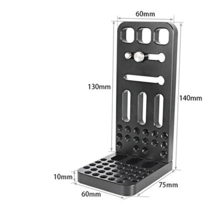 BENXIN L130A Universal แนวตั้ง Clapper เหมาะสำหรับ SLR Stabilizer Quick-แผ่นติดตั้งขาตั้งกล้องหัวไฮดรอลิกแนวตั้ง Clapper, BEXIN L130A