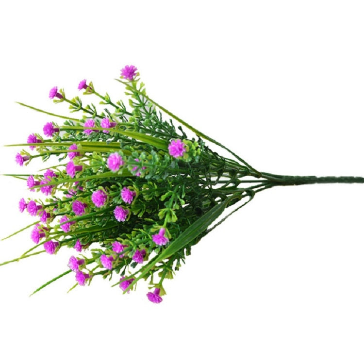 5 สาขาจำลองพลาสติก Starry Rose จำลองช่อดอกไม้ตกแต่งบ้านดอกไม้