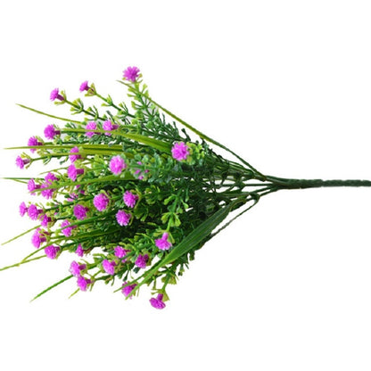 5 สาขาจำลองพลาสติก Starry Rose จำลองช่อดอกไม้ตกแต่งบ้านดอกไม้