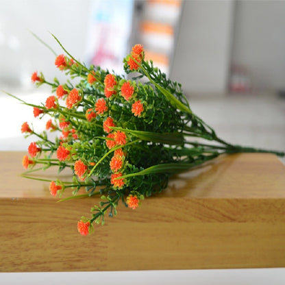 5 สาขาจำลองพลาสติก Starry Rose จำลองช่อดอกไม้ตกแต่งบ้านดอกไม้