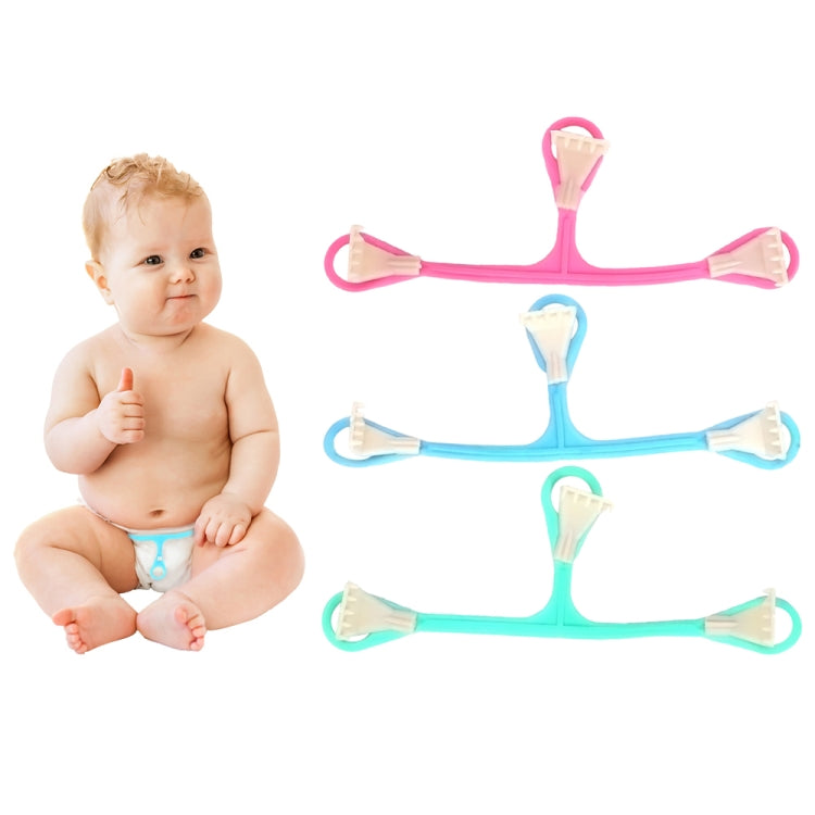 3 ชิ้นพลาสติกสามตะขอกรงเล็บเด็กผ้าอ้อมหัวเข็มขัดการจัดส่งสีแบบสุ่ม, Diaper Buckle