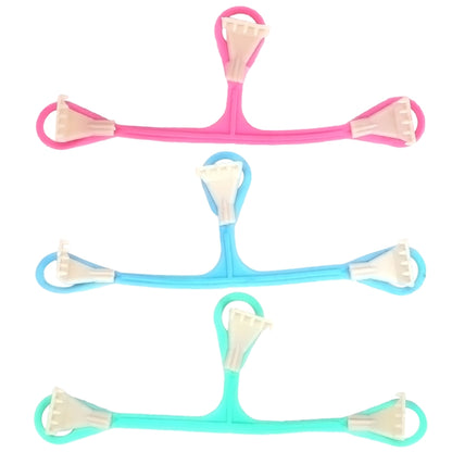 3 ชิ้นพลาสติกสามตะขอกรงเล็บเด็กผ้าอ้อมหัวเข็มขัดการจัดส่งสีแบบสุ่ม, Diaper Buckle