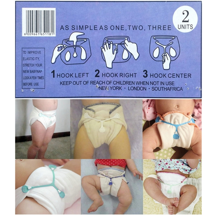 3 ชิ้นพลาสติกสามตะขอกรงเล็บเด็กผ้าอ้อมหัวเข็มขัดการจัดส่งสีแบบสุ่ม, Diaper Buckle