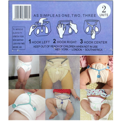 3 ชิ้นพลาสติกสามตะขอกรงเล็บเด็กผ้าอ้อมหัวเข็มขัดการจัดส่งสีแบบสุ่ม, Diaper Buckle