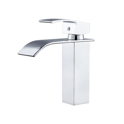 KOEN น้ำตกห้องน้ำก๊อกน้ำอ่างล้างจานผสมแตะก๊อกน้ำร้อนและเย็น, KOEN Waterfall Bathroom Faucet