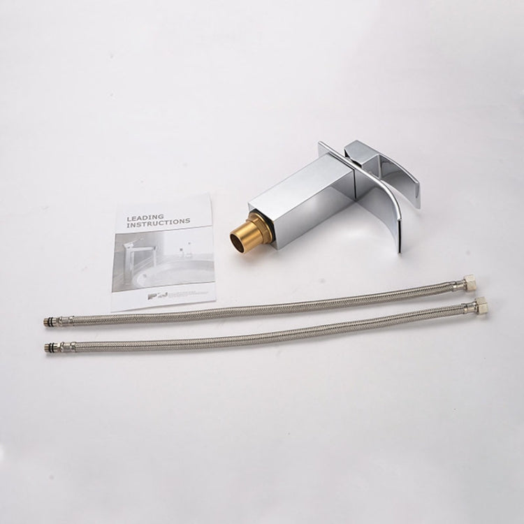 KOEN น้ำตกห้องน้ำก๊อกน้ำอ่างล้างจานผสมแตะก๊อกน้ำร้อนและเย็น, KOEN Waterfall Bathroom Faucet