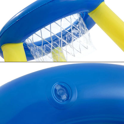 ห่วงบาสเก็ตบอลแบบเป่าลม สระว่ายน้ำ สิ่งอำนวยความสะดวกด้านความบันเทิง, Basketball Hoop + Ball