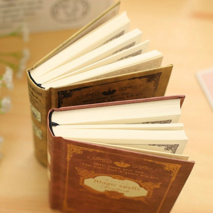 64Kกระเป๋าขนาดเล็กVINTAGE Notebook Handcover Magic Spellsกระเป๋าBook Planner Journal Traveler Notepad