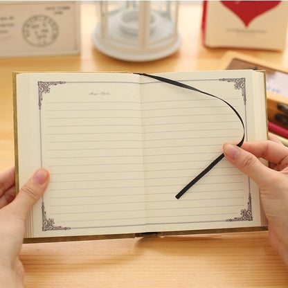 64Kกระเป๋าขนาดเล็กVINTAGE Notebook Handcover Magic Spellsกระเป๋าBook Planner Journal Traveler Notepad