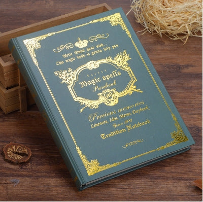 64Kกระเป๋าขนาดเล็กVINTAGE Notebook Handcover Magic Spellsกระเป๋าBook Planner Journal Traveler Notepad