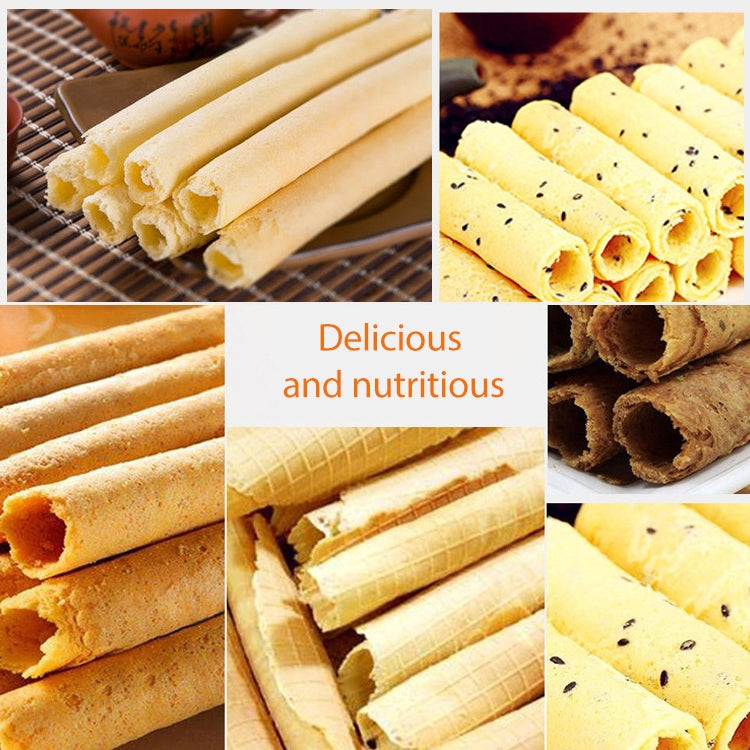สแตนเลสสตีลหัวเดียวเครื่องม้วนไข่ไอศกรีมกรอบลูกกลิ้งไข่, 320x250x178cm