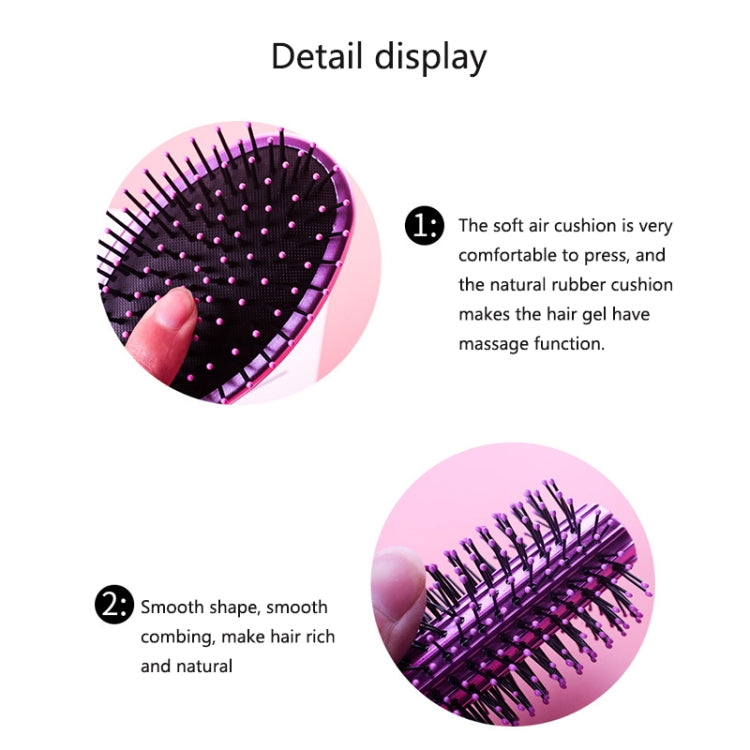 หวีผมสุขภาพถุงลมนิรภัย Hairbrush แปรงผมหยิกสำหรับ Salon Hairdressing จัดแต่งทรงผมเครื่องมือแต่งหน้า