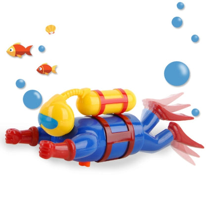 จำลองนักดำน้ำ Clockwork ของเล่นเด็กว่ายน้ำของเล่นอาบน้ำ, Clockwork Toy