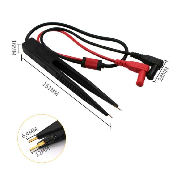 ชิปทดสอบส่วนประกอบ LCR เครื่องมือทดสอบมัลติมิเตอร์เครื่องทดสอบปากกา TEST PROBE แหนบตะกั่ว