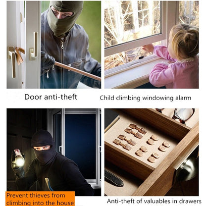 ครัวเรือนประตูและหน้าต่าง Anti-Theft ALARM รีโมทคอนโทรลไร้สายประตูแม่เหล็ก ALARM